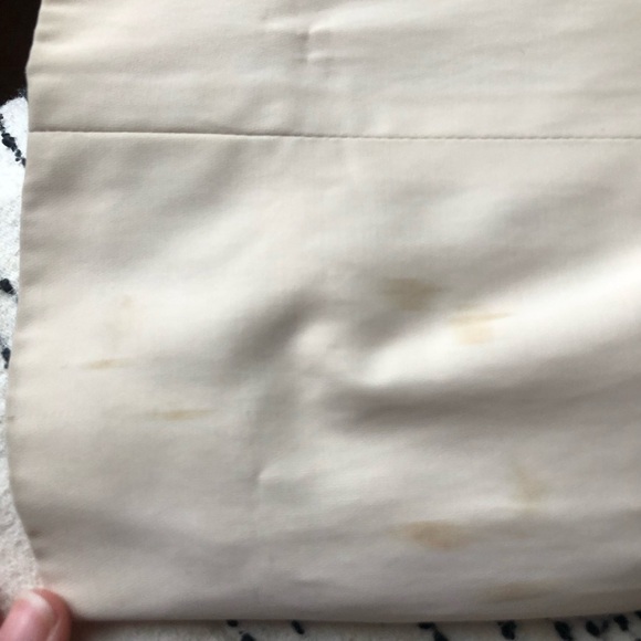 Vintage Talbots Womens Cream Collar Preppy Trench Raincoat Coat Large - Picture 8 of 10